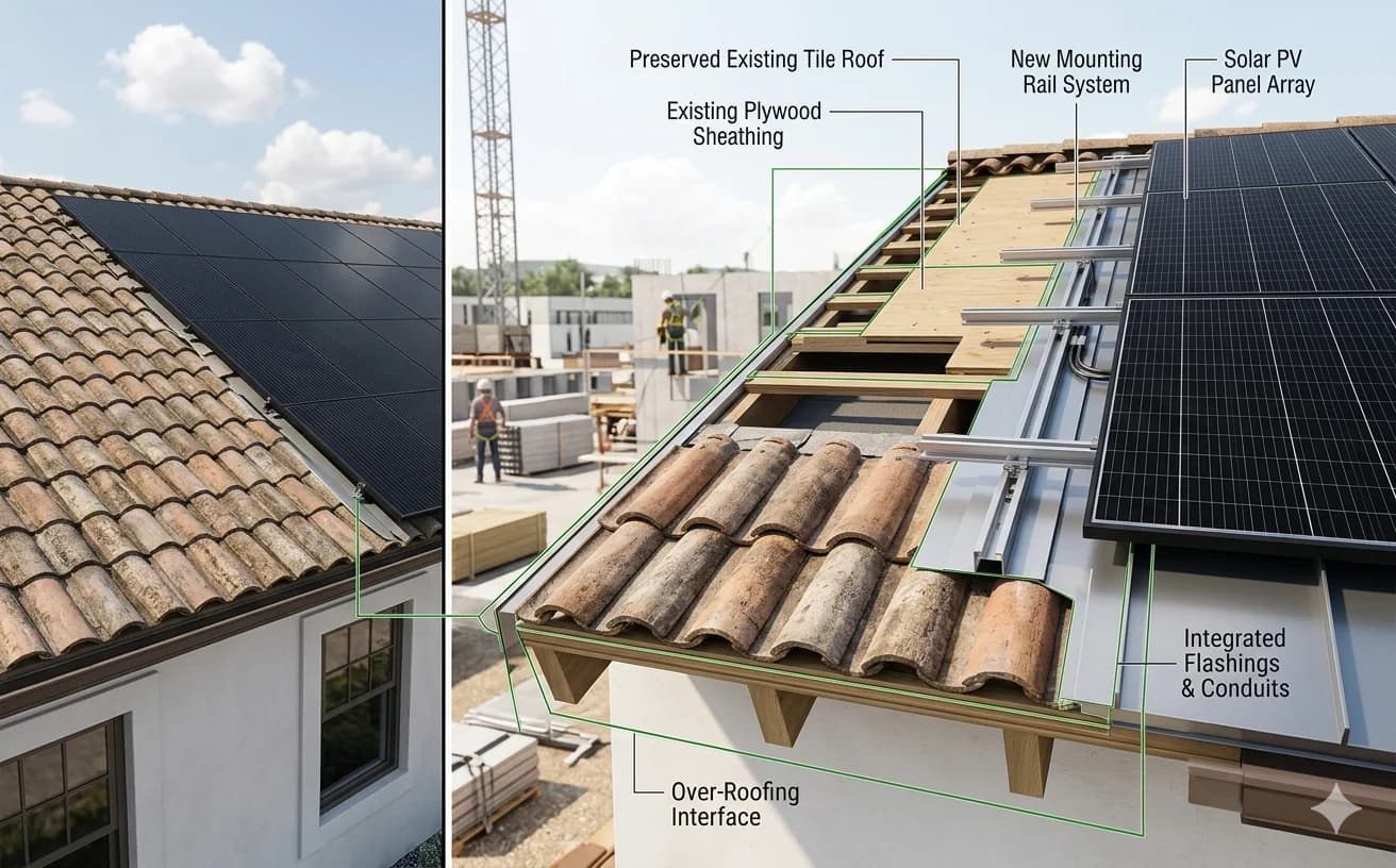 Can a Solar Roof Be Installed Without Removing the Existing Roof?