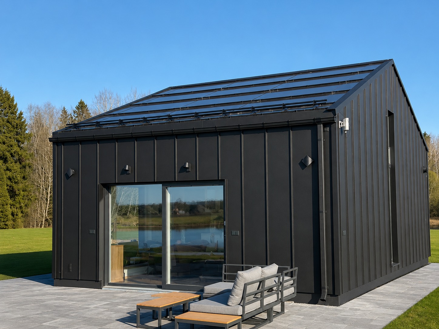HolaRoof solar roof on building