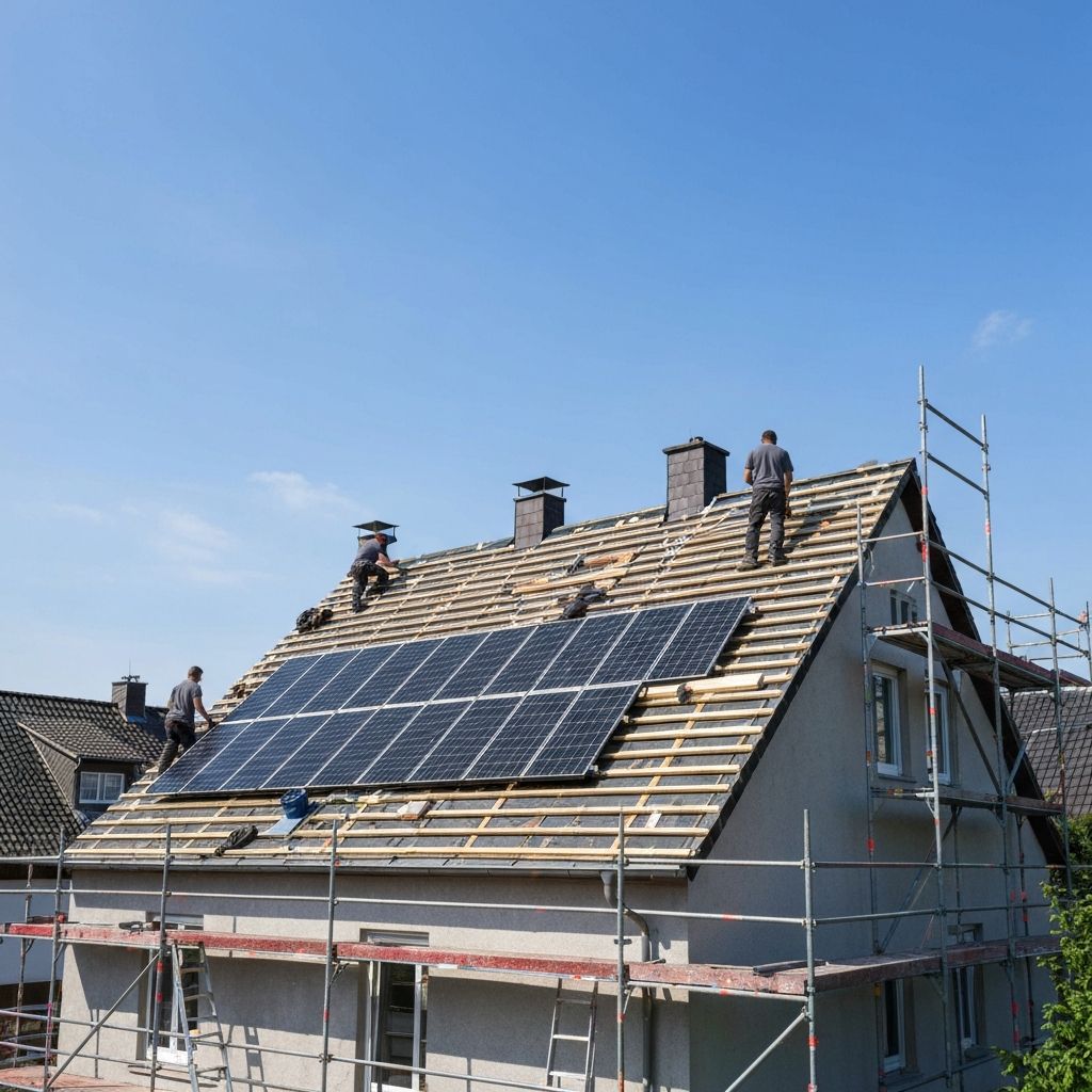 Solar roof renovation does not have to begin with demolition